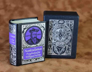 Miniaturbuch Minibuch Prophezeiungen des Nostradamus Prachtausgabe 